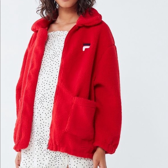 fila diana teddy jacket